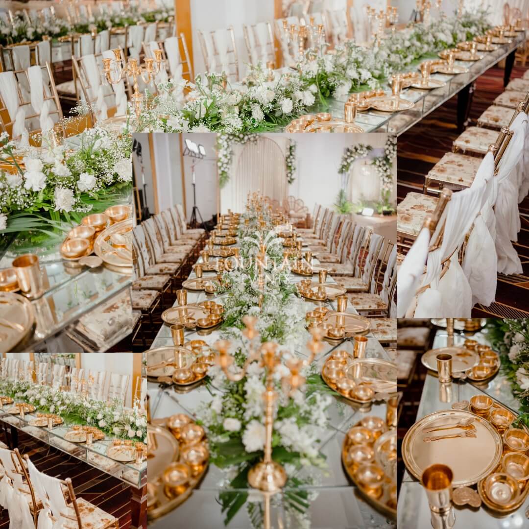 Garden lawn wedding ceremony